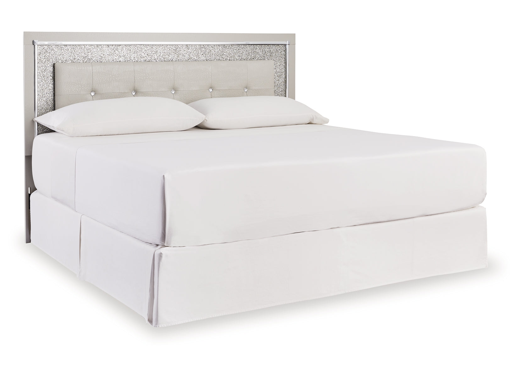 Zyniden King Upholstered Panel Headboard