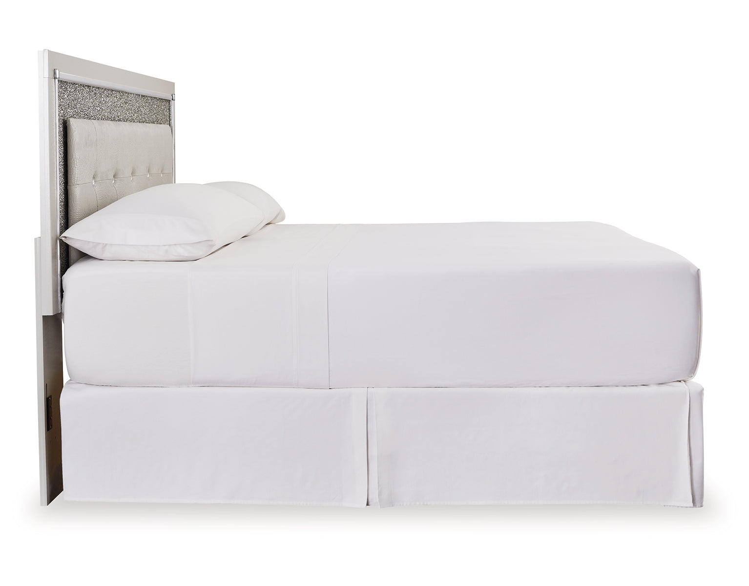 Zyniden King Upholstered Panel Headboard