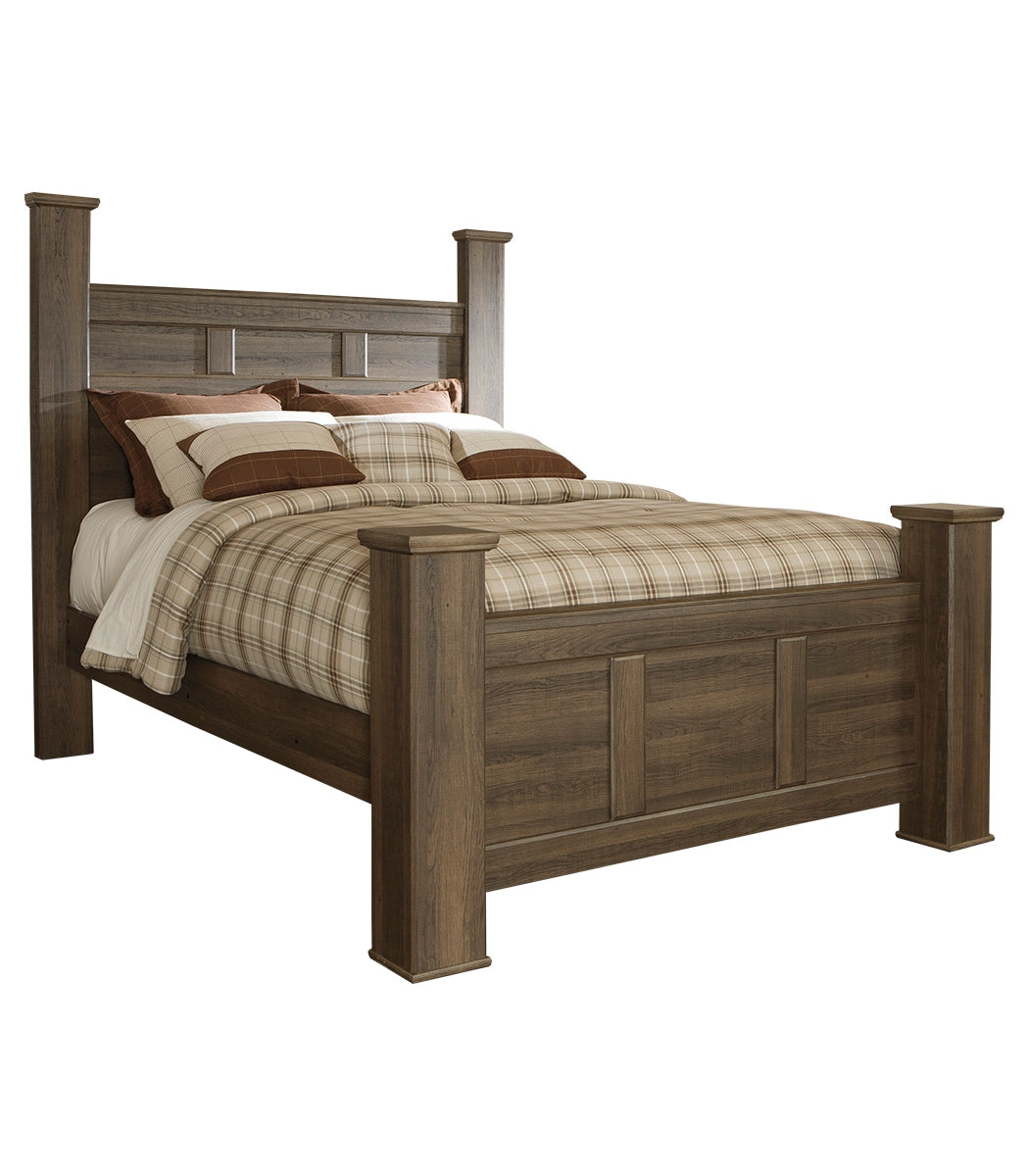 Juararo Queen Poster Bed with Dresser