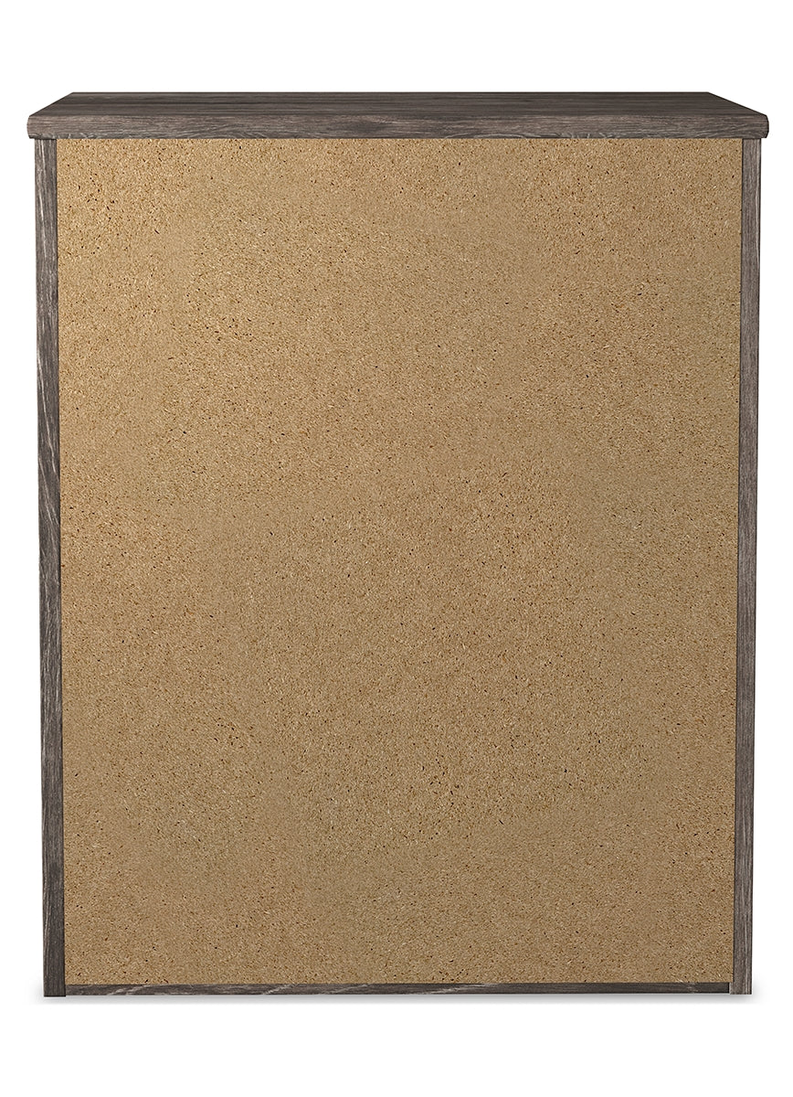 Ralinksi Twin Panel Bed with Mirrored Dresser and 2 Nightstands