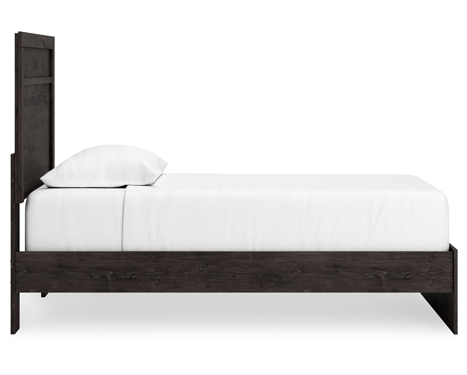 Belachime Twin Panel Bed with Mirrored Dresser