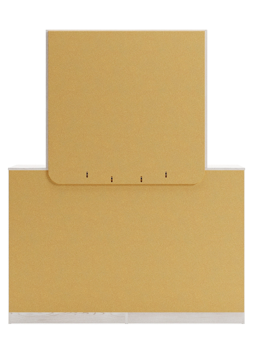 Altyra Twin Panel Bed with Mirrored Dresser and Chest