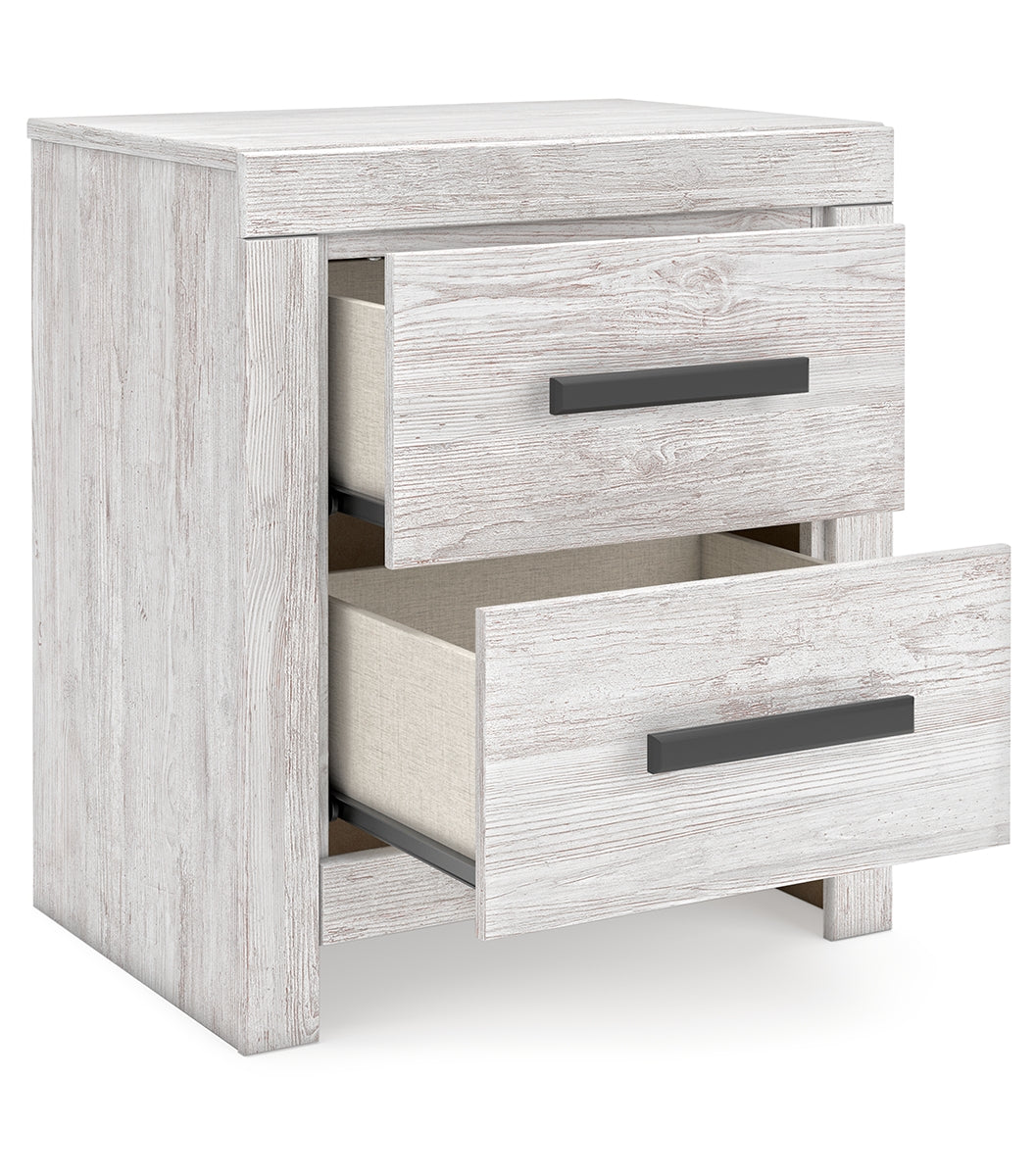 Cayboni Twin Panel Bed with Dresser and Nightstand