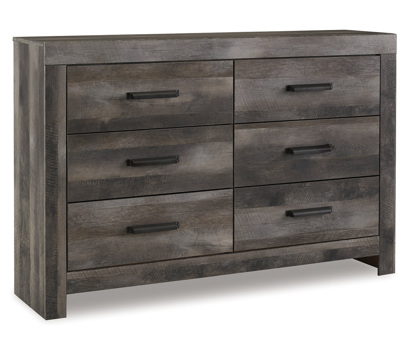 Wynnlow King Crossbuck Panel Bed with Dresser