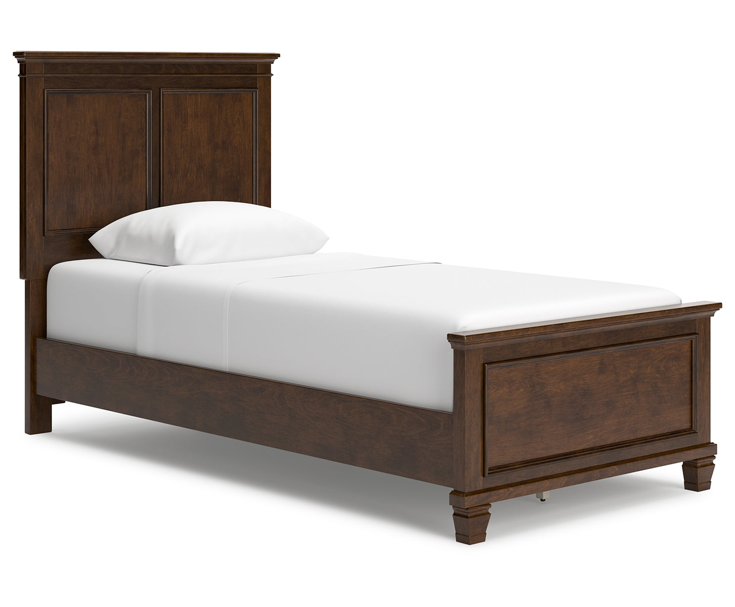 Danabrin Twin Panel Bed with Mirrored Dresser and 2 Nightstands