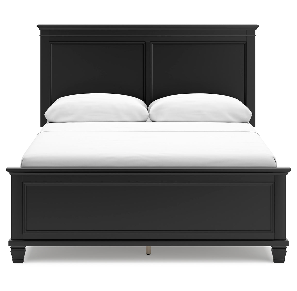 Lanolee Queen Panel Bed with Mirrored Dresser