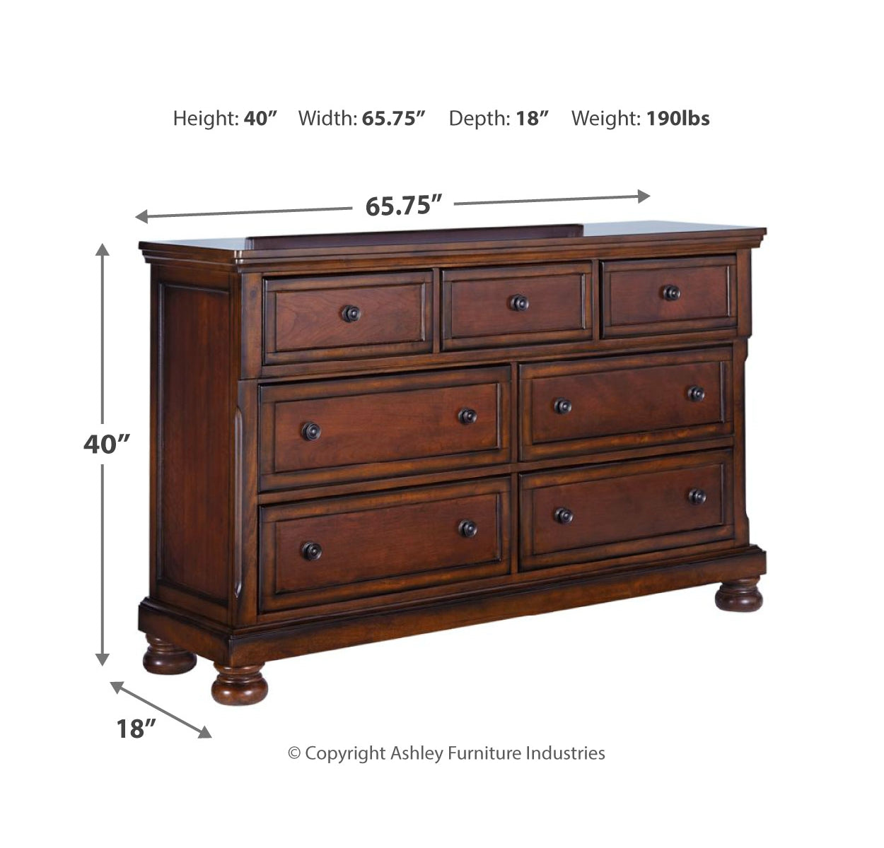 Porter Queen Panel Bed with Dresser