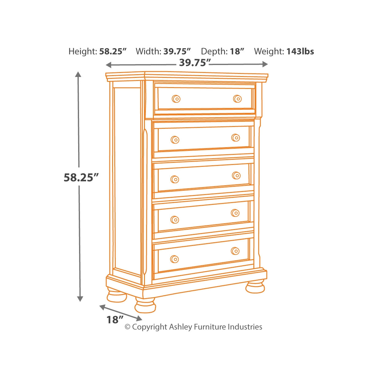 Porter Chest of Drawers