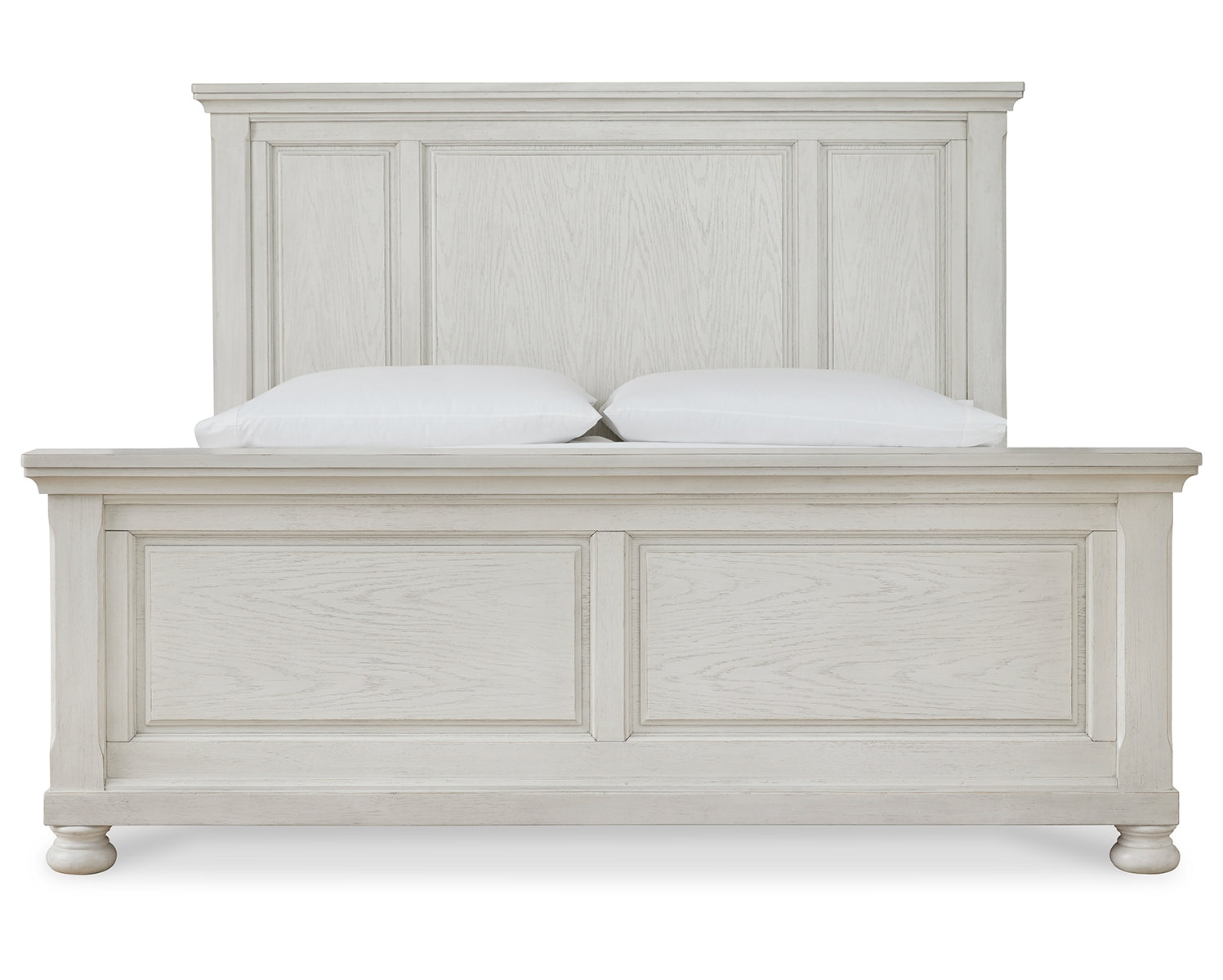 Robbinsdale King Panel Bed with Mirrored Dresser and Chest