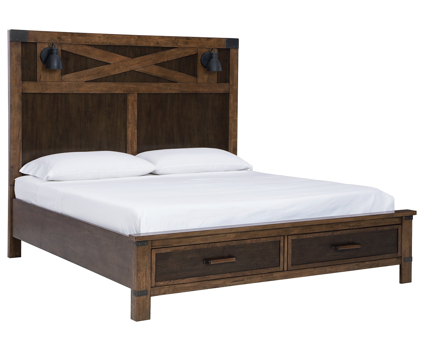 Wyattfield King Panel Bed with Storage