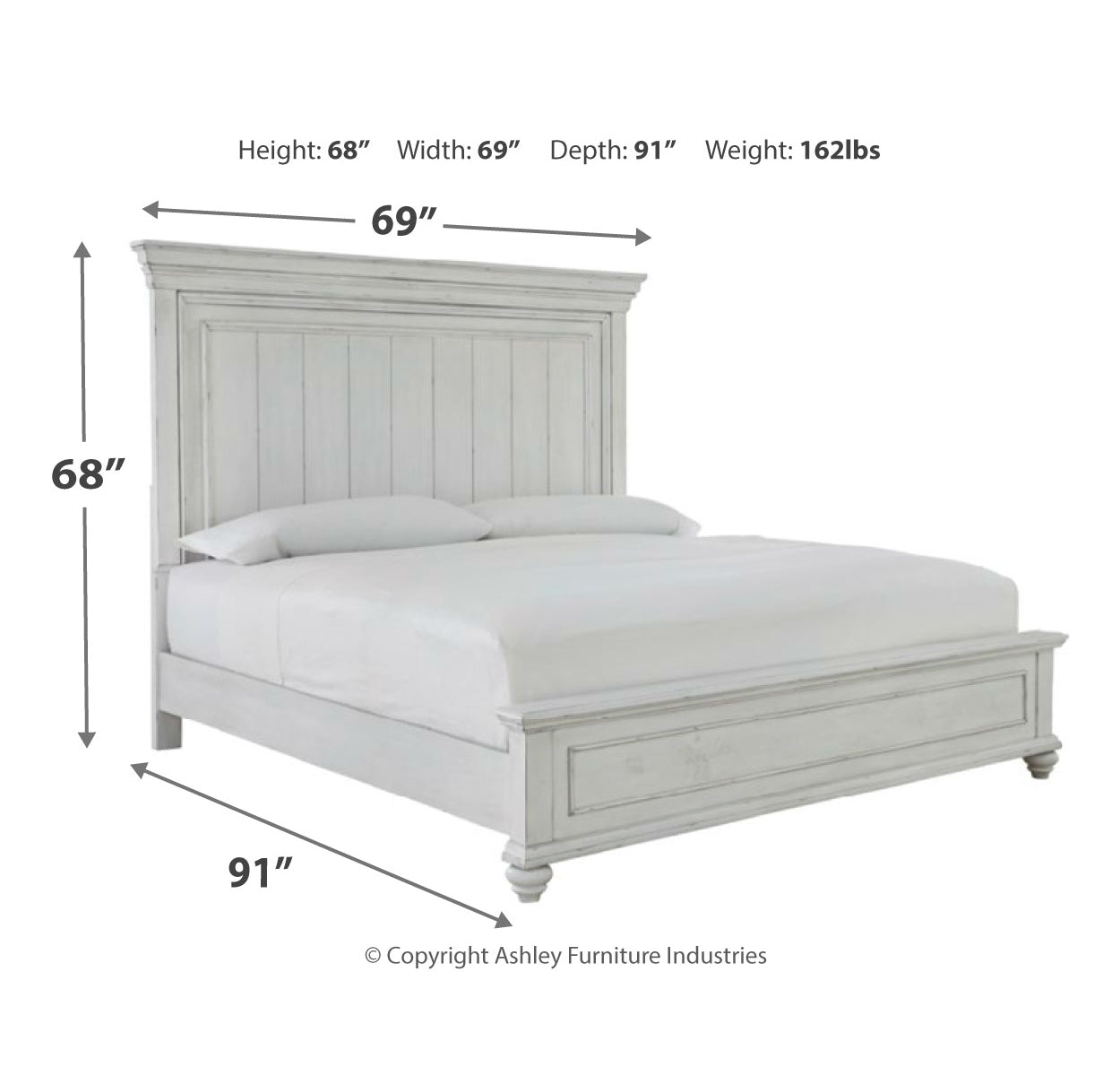 Kanwyn Queen Panel Bed with Dresser