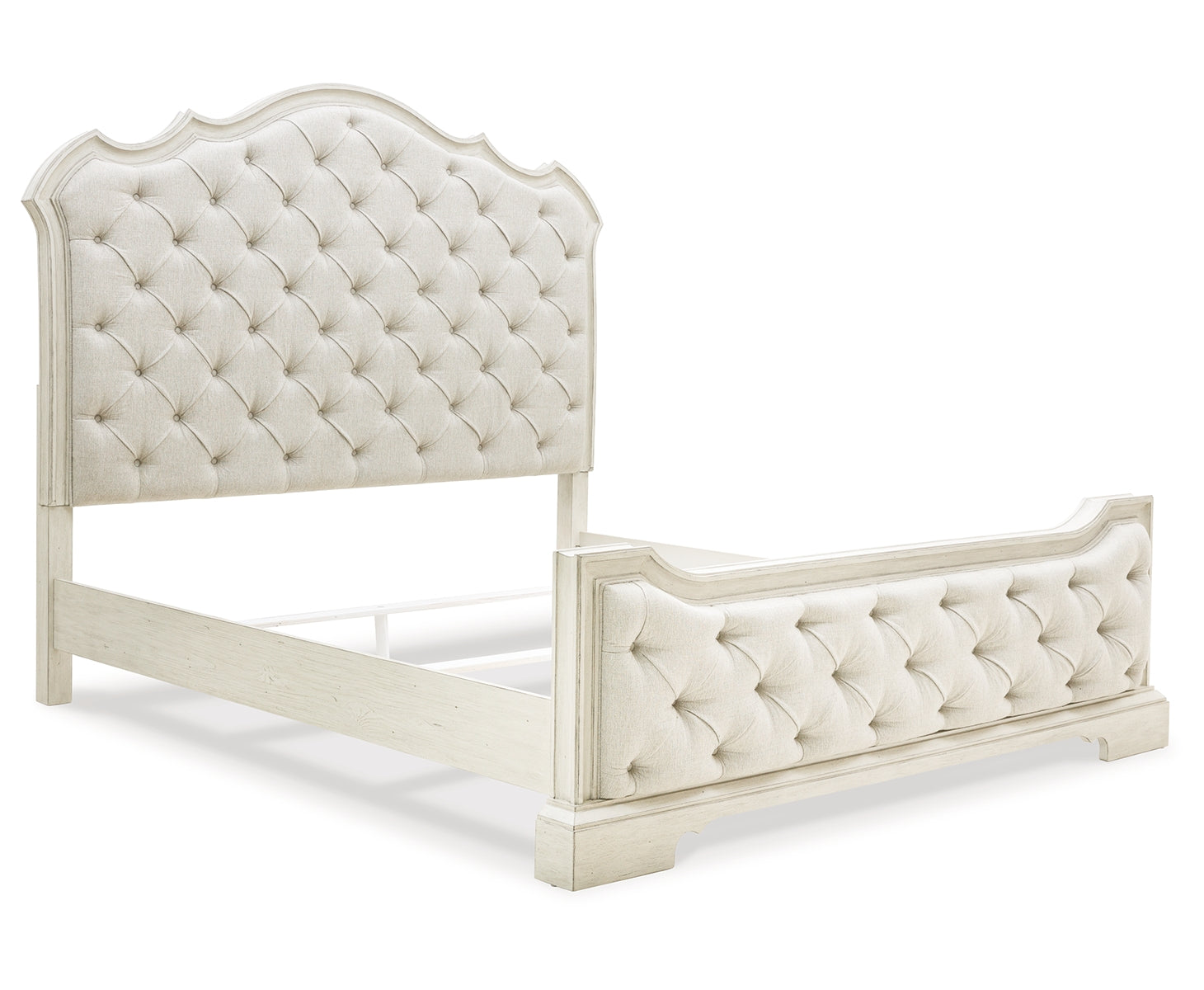 Arlendyne King Upholstered Bed with Mirrored Dresser