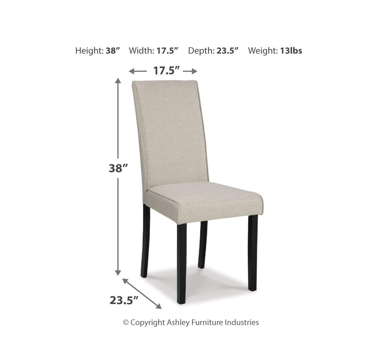 Kimonte Dining Table and 4 Chairs