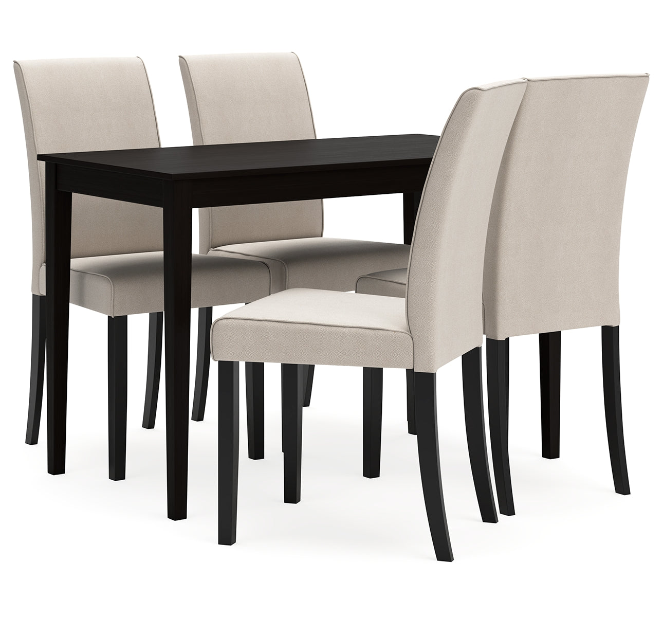 Kimonte Dining Table and 4 Chairs