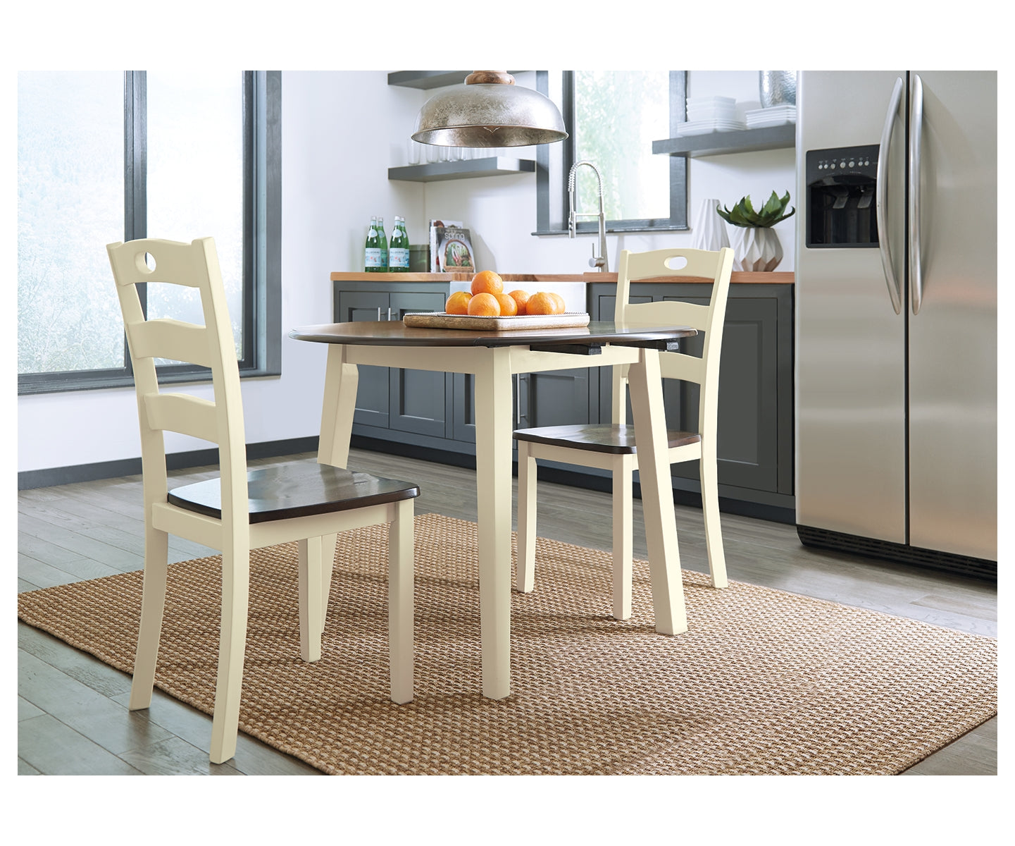 Woodanville Dining Table and 2 Chairs