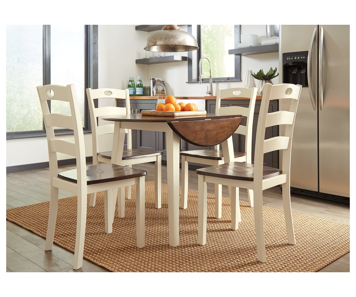Woodanville Dining Table and 4 Chairs