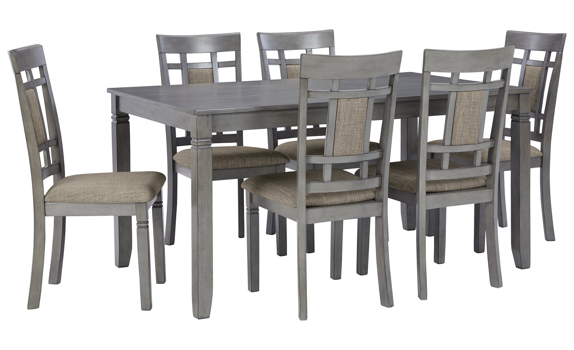 Aran Dining Table and Chairs (Set of 7)
