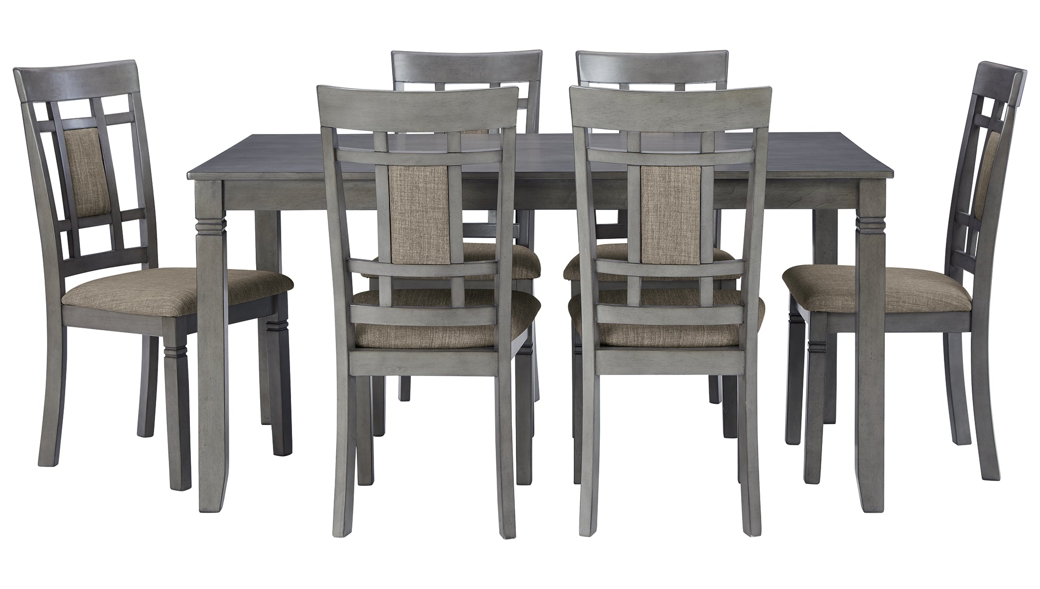 Aran Dining Table and Chairs (Set of 7)