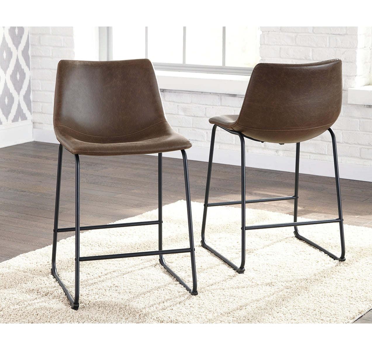 Centiar Counter Height Bar Stool (Set of 2)