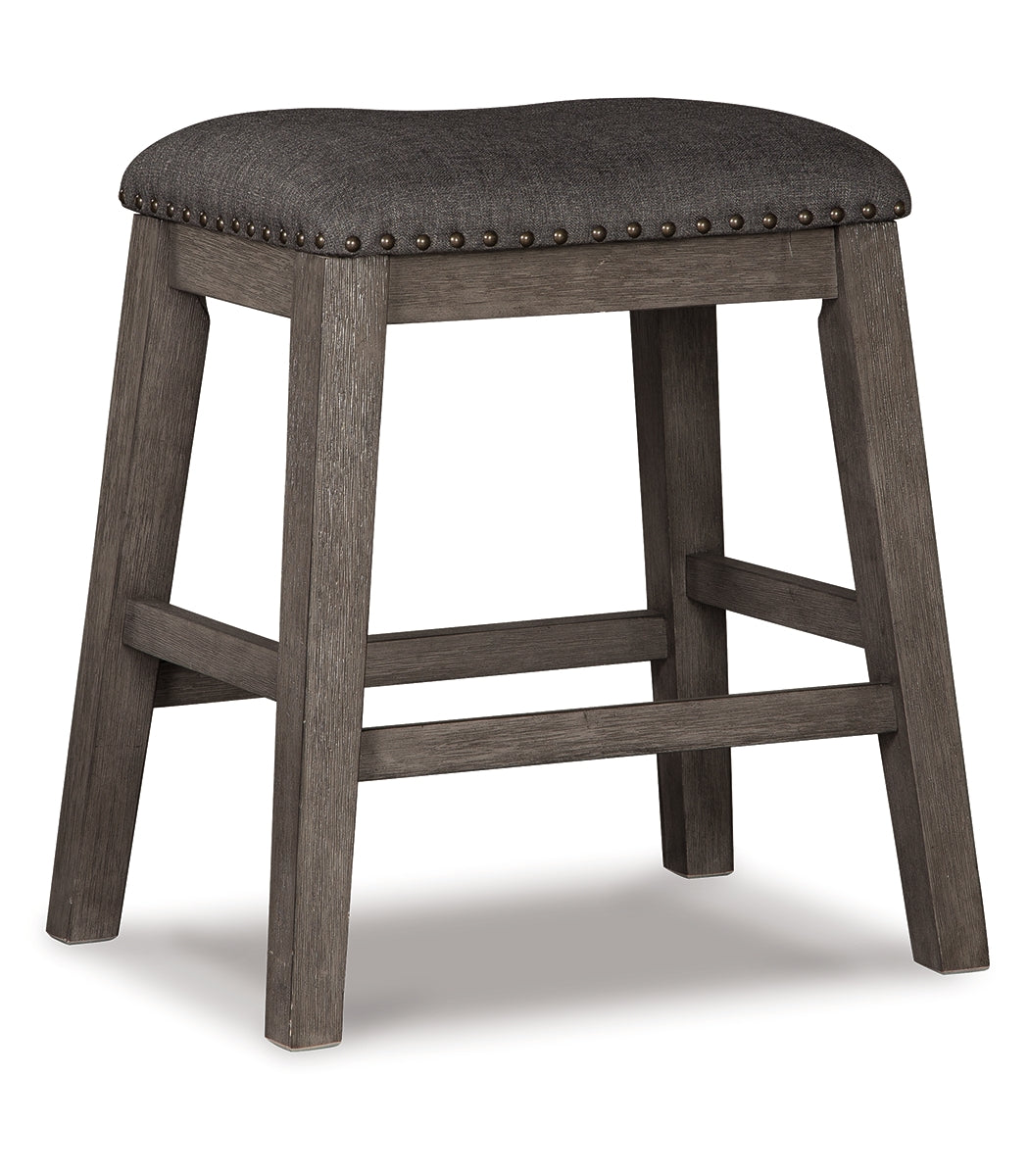Caitbrook Counter Height Upholstered Bar Stool (Set of 2)