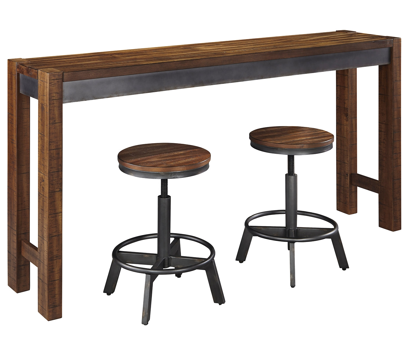 Torjin Counter Height Dining Table and 2 Barstools