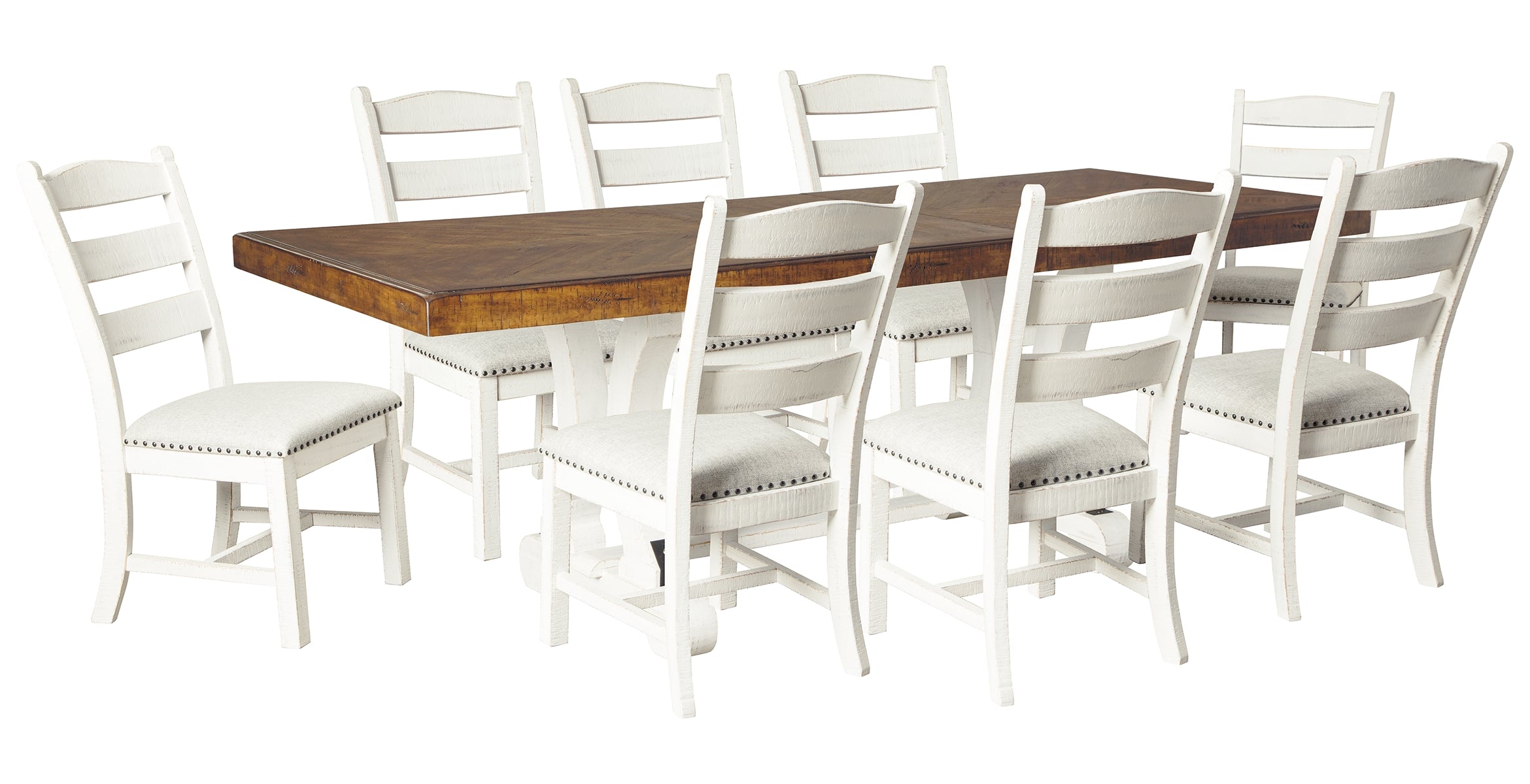 Valebeck Dining Table and 8 Chairs