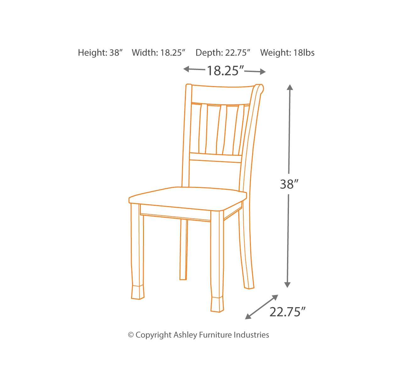 Owingsville Dining Table and 4 Chairs