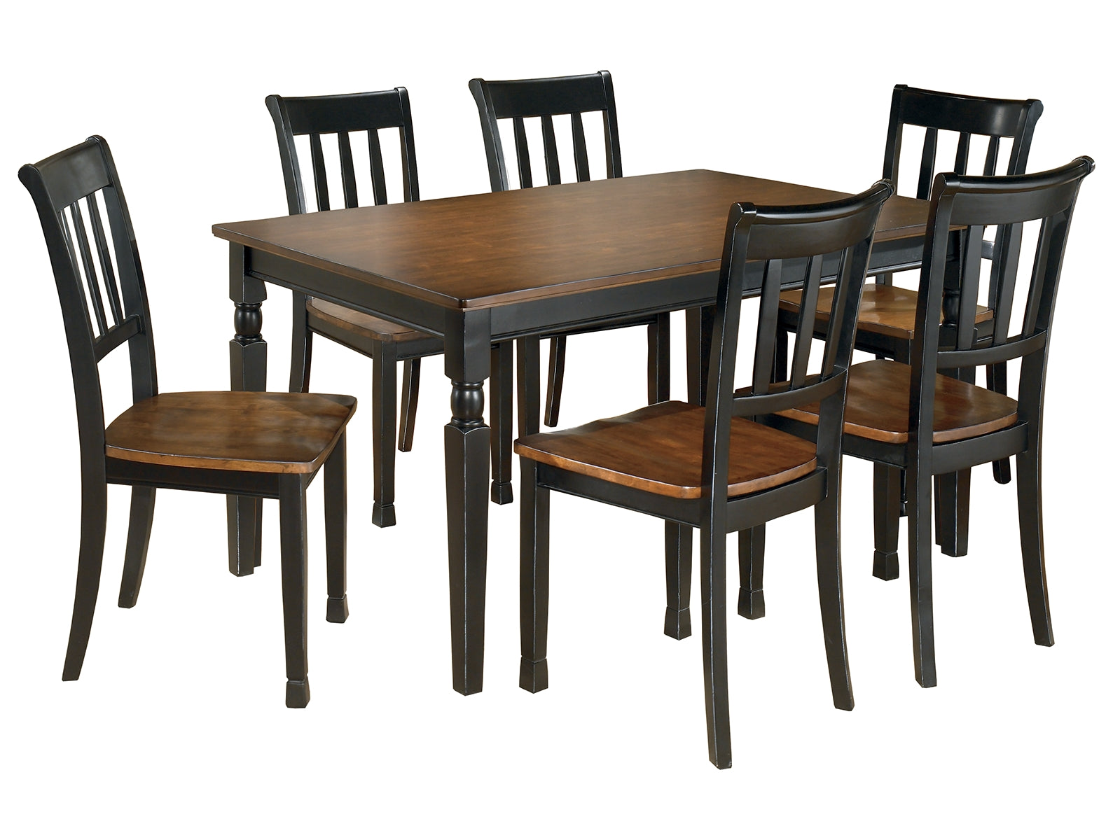 Owingsville Dining Table and 6 Chairs