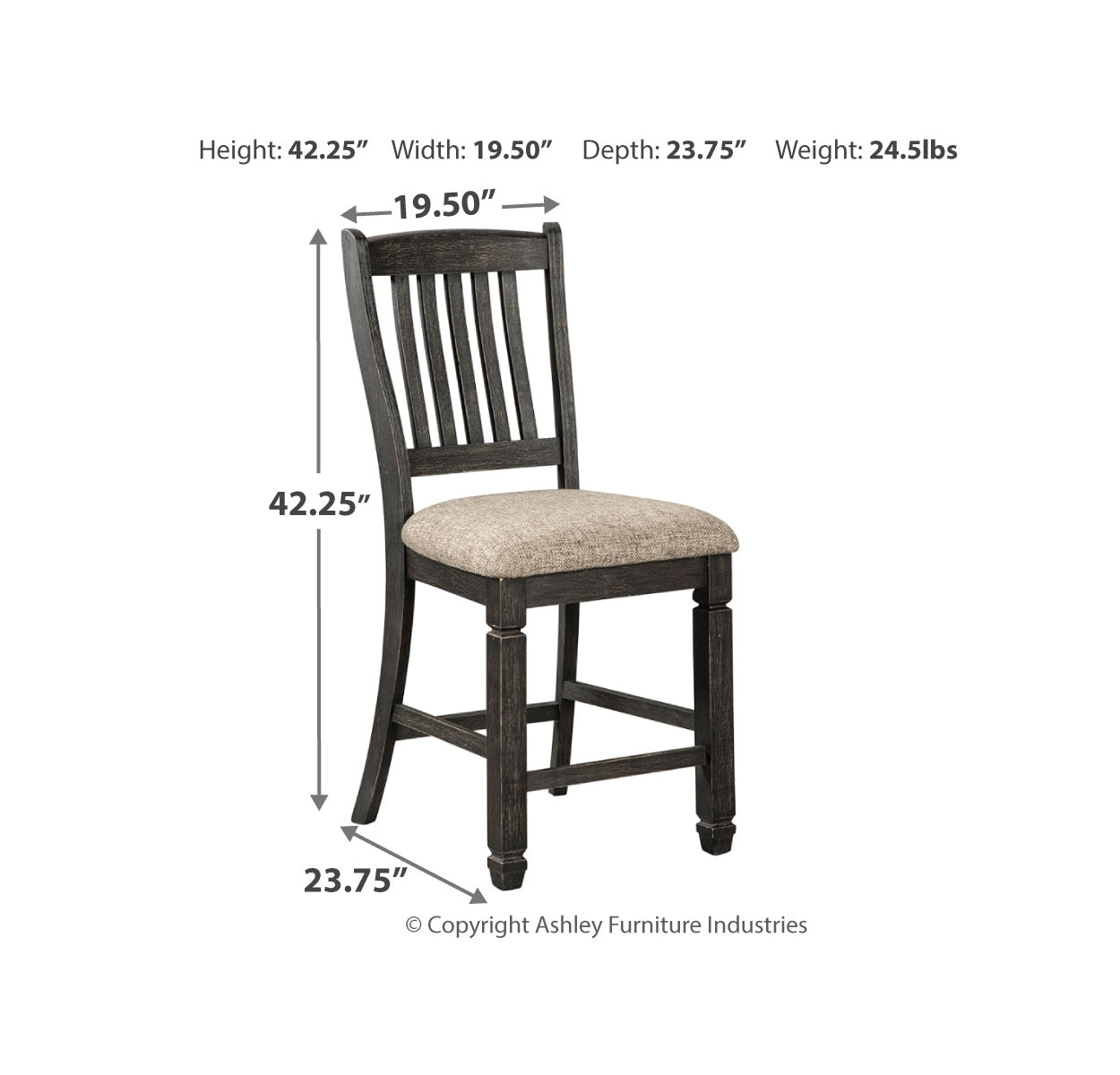 Tyler Creek 2-Piece Bar Stool