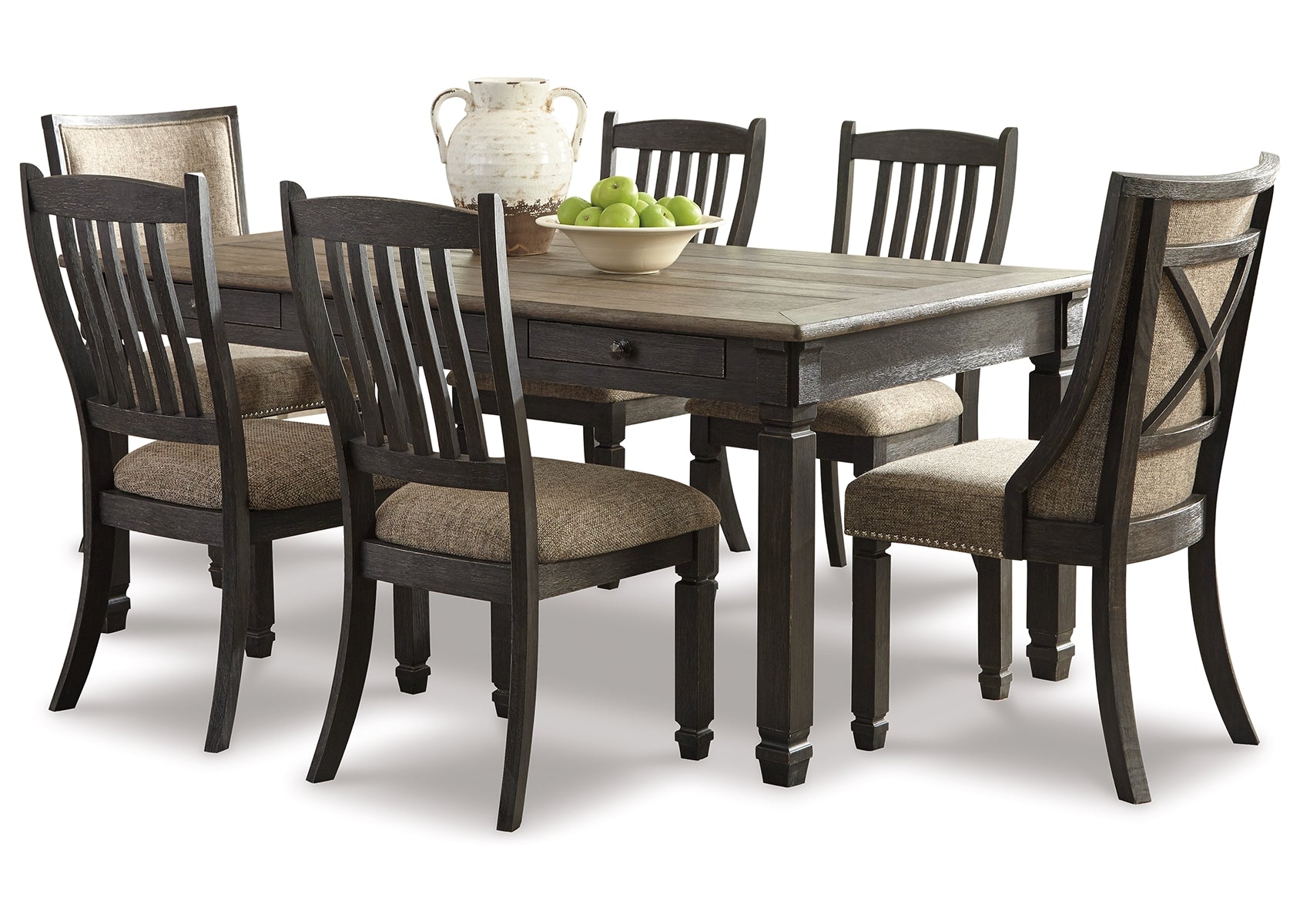 Tyler Creek Dining Table and 6 Chairs