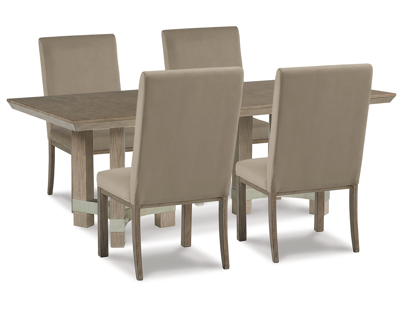 Chrestner Dining Table and 4 Chairs