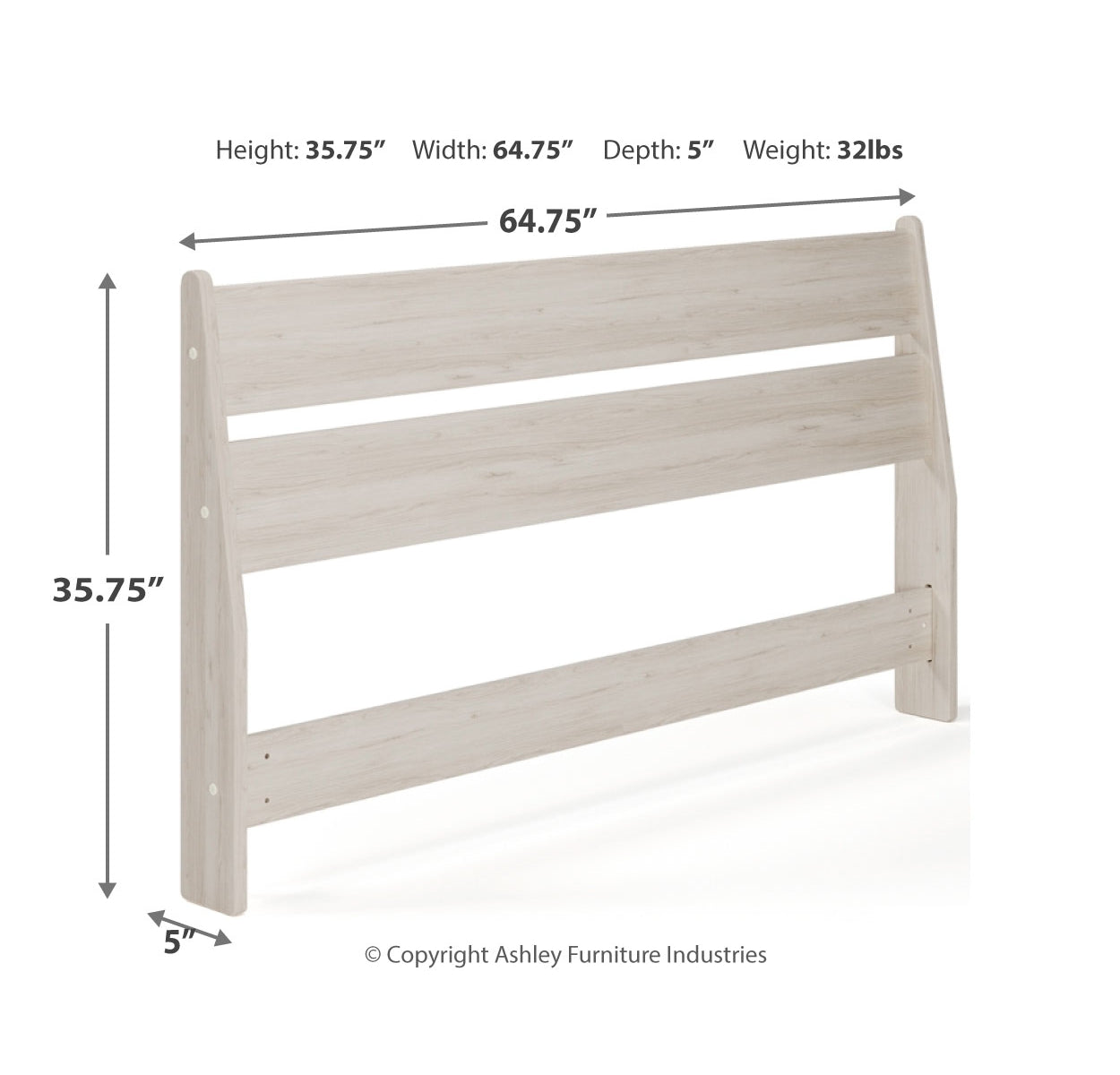 Socalle Queen Panel Headboard