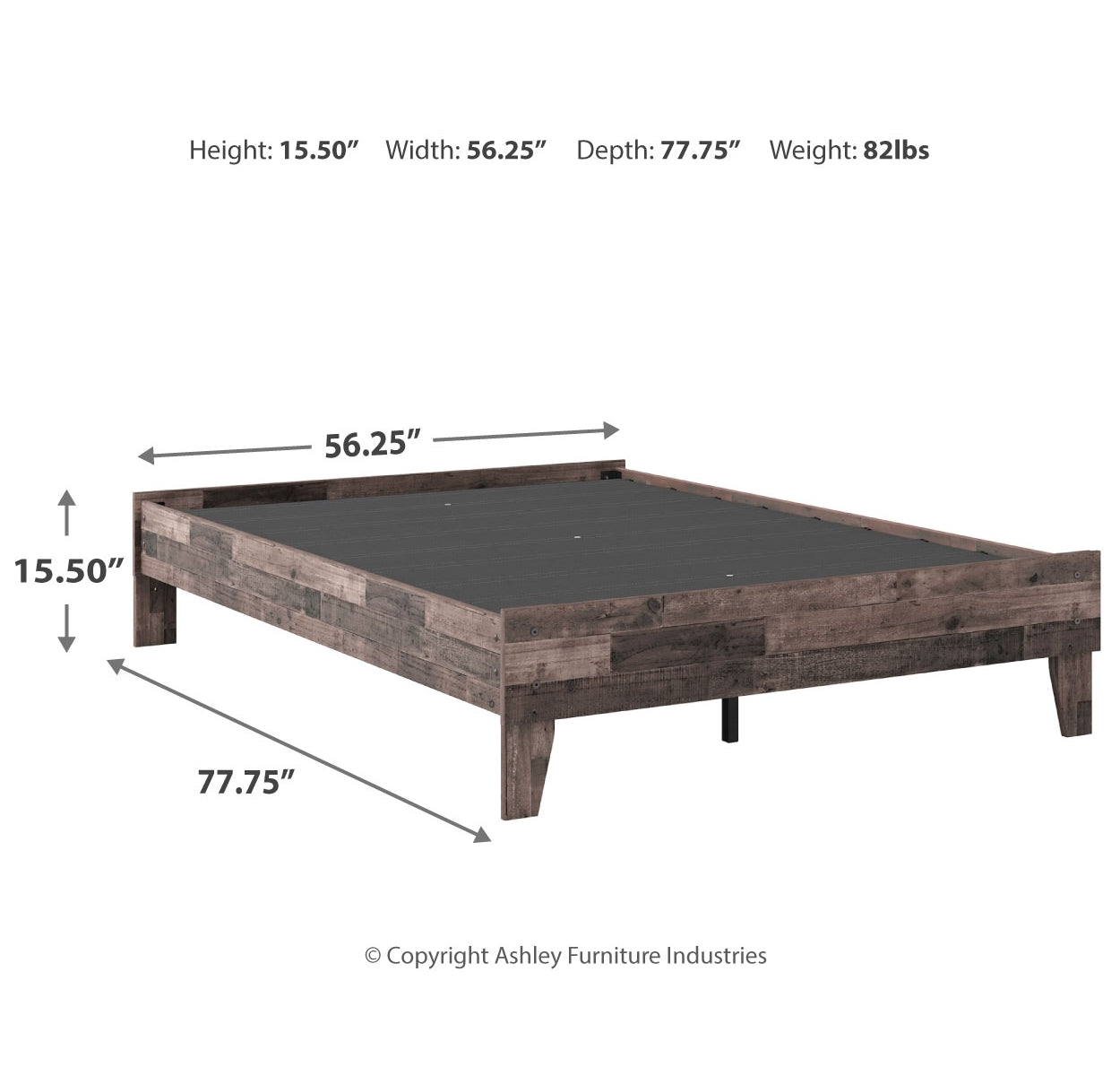 Neilsville Full Platform Bed