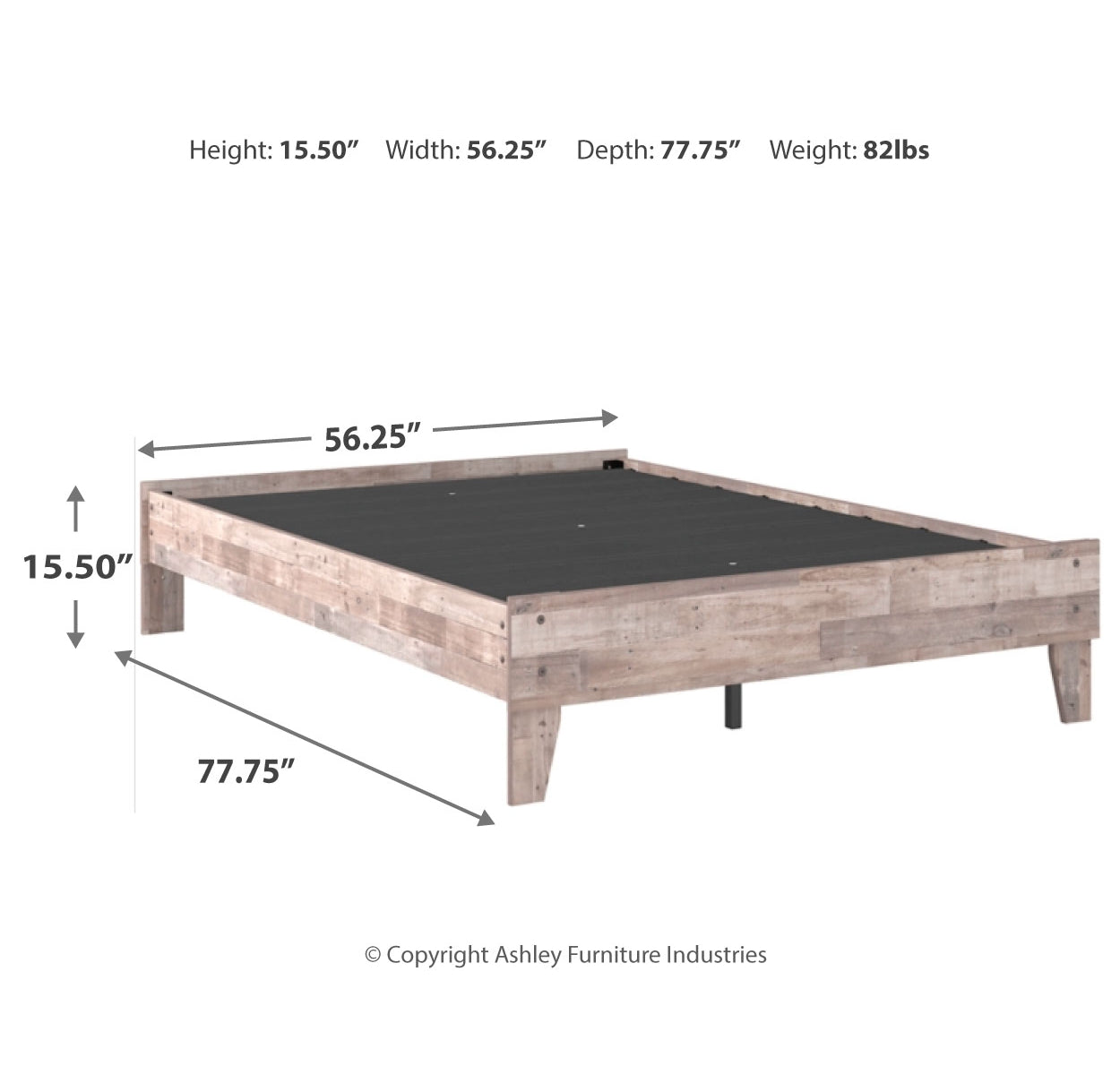 Neilsville Full Platform Bed