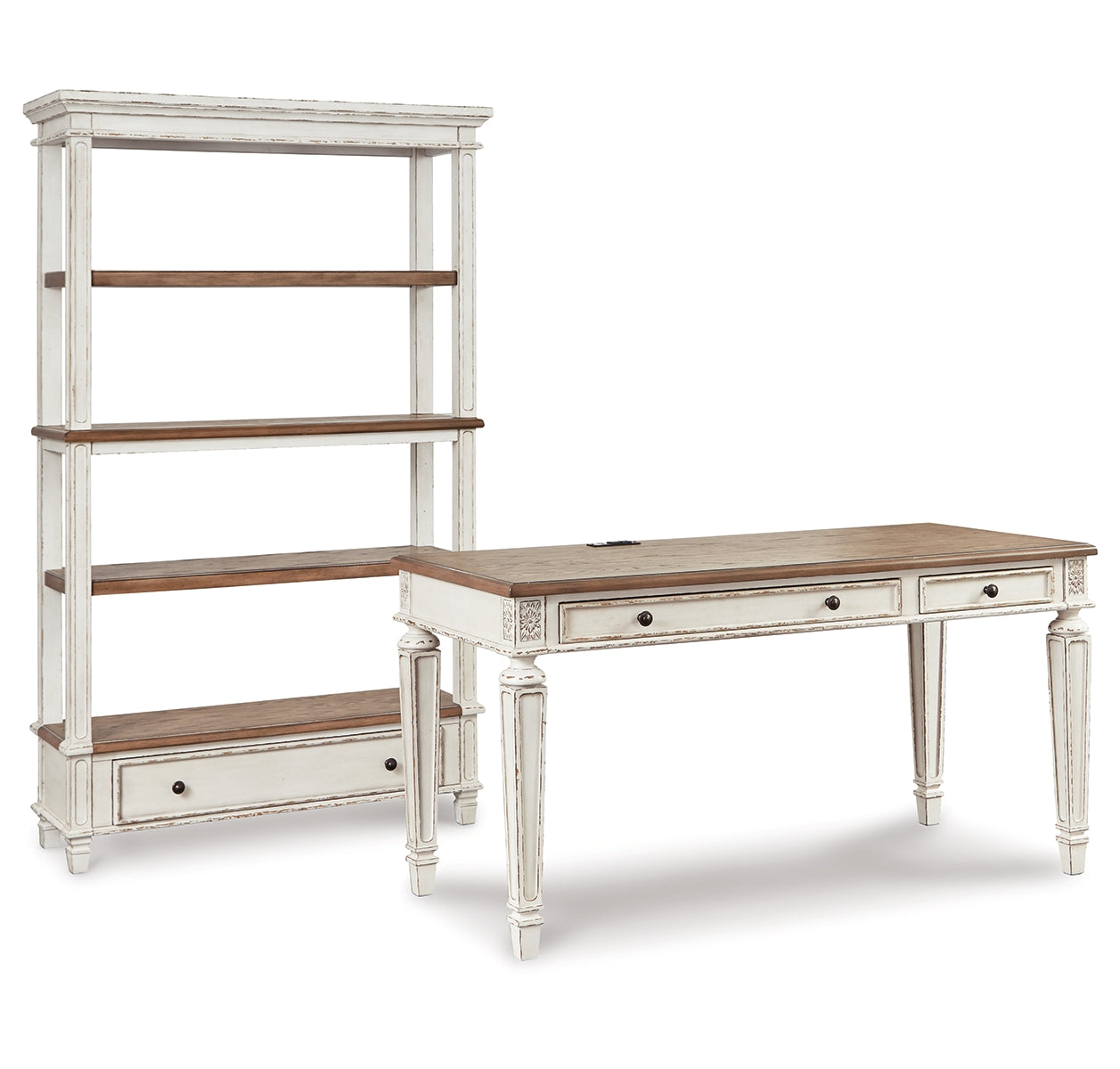 Realyn Home Office Desk and Storage