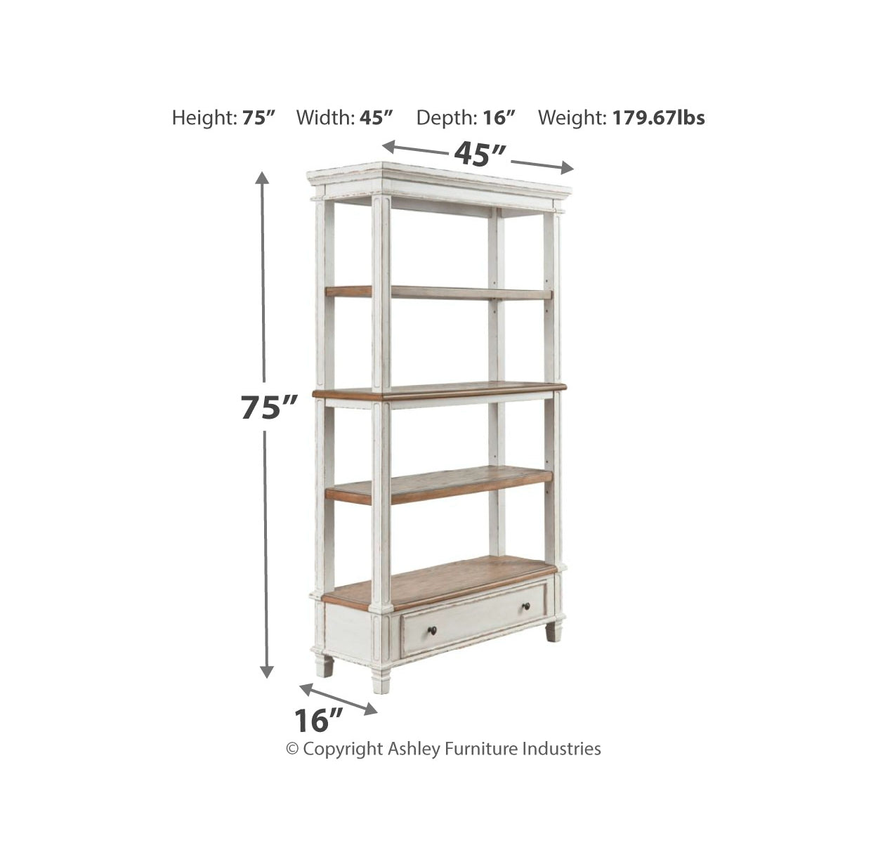Realyn Home Office Desk and Storage