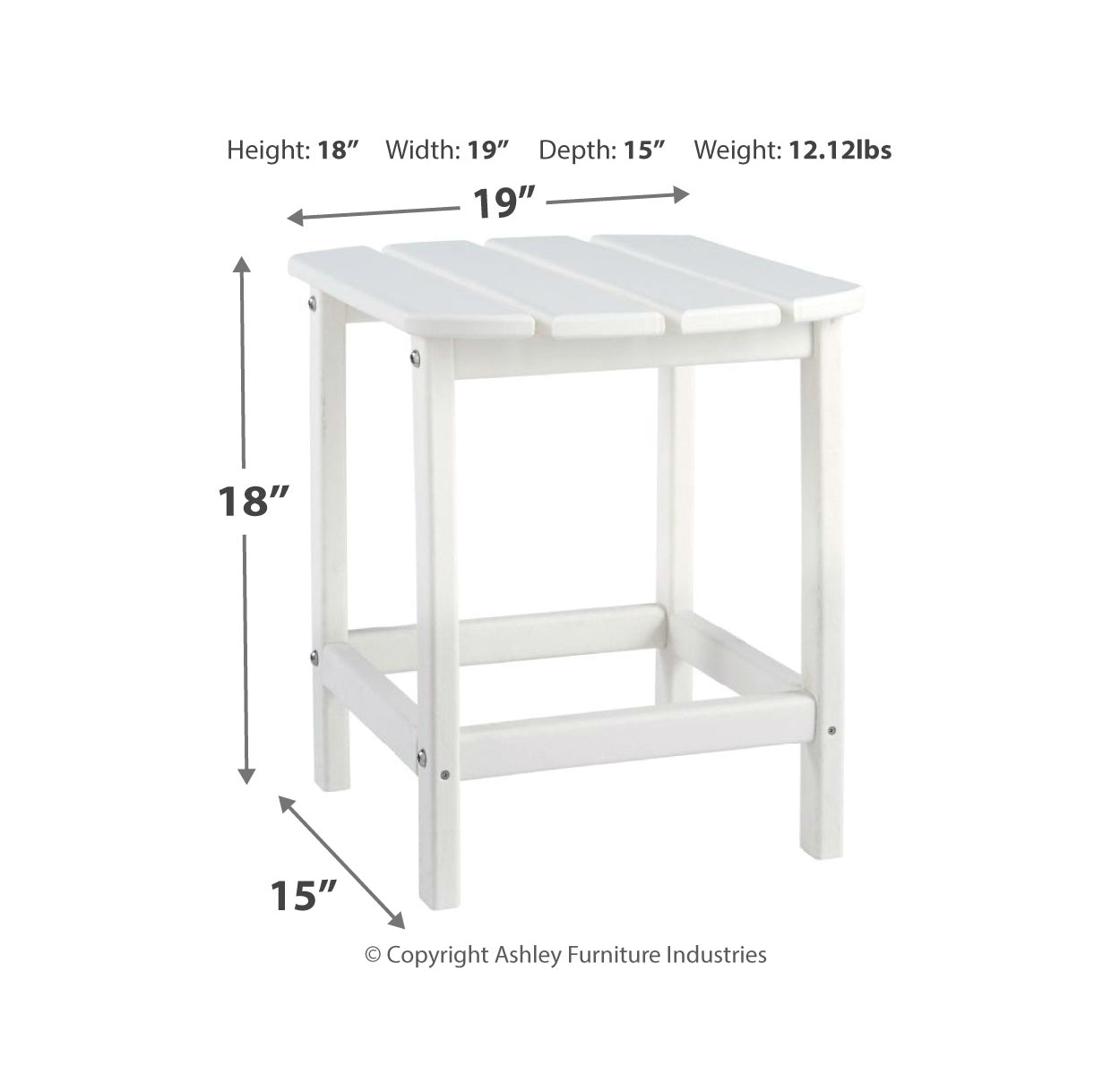 Sundown Treasure Outdoor Chair with End Table