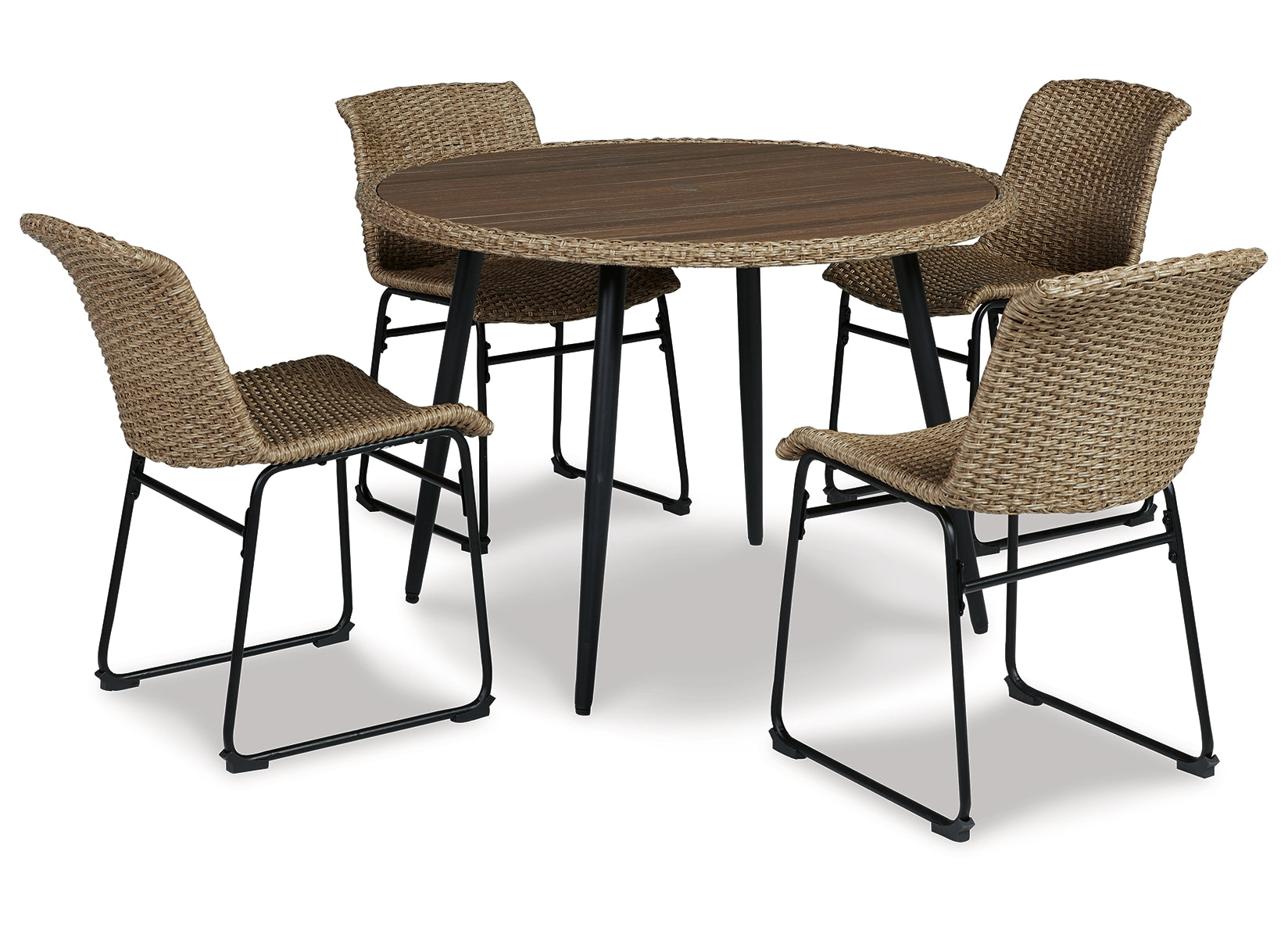 Amaris Outdoor Dining Table and 4 Chairs