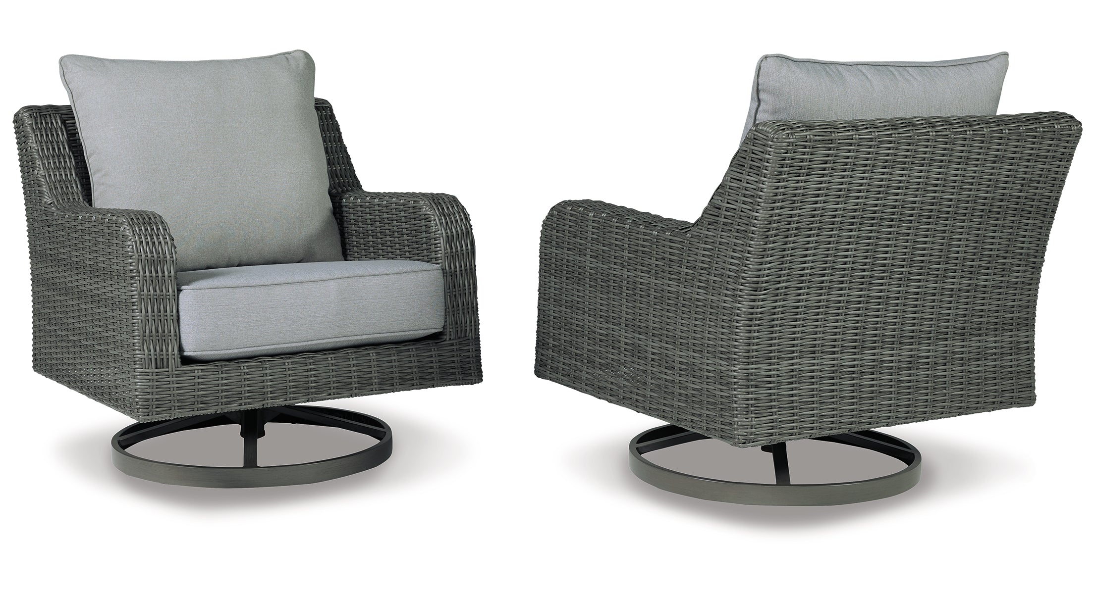 Elite Park Outdoor Swivel Lounge with Cushion