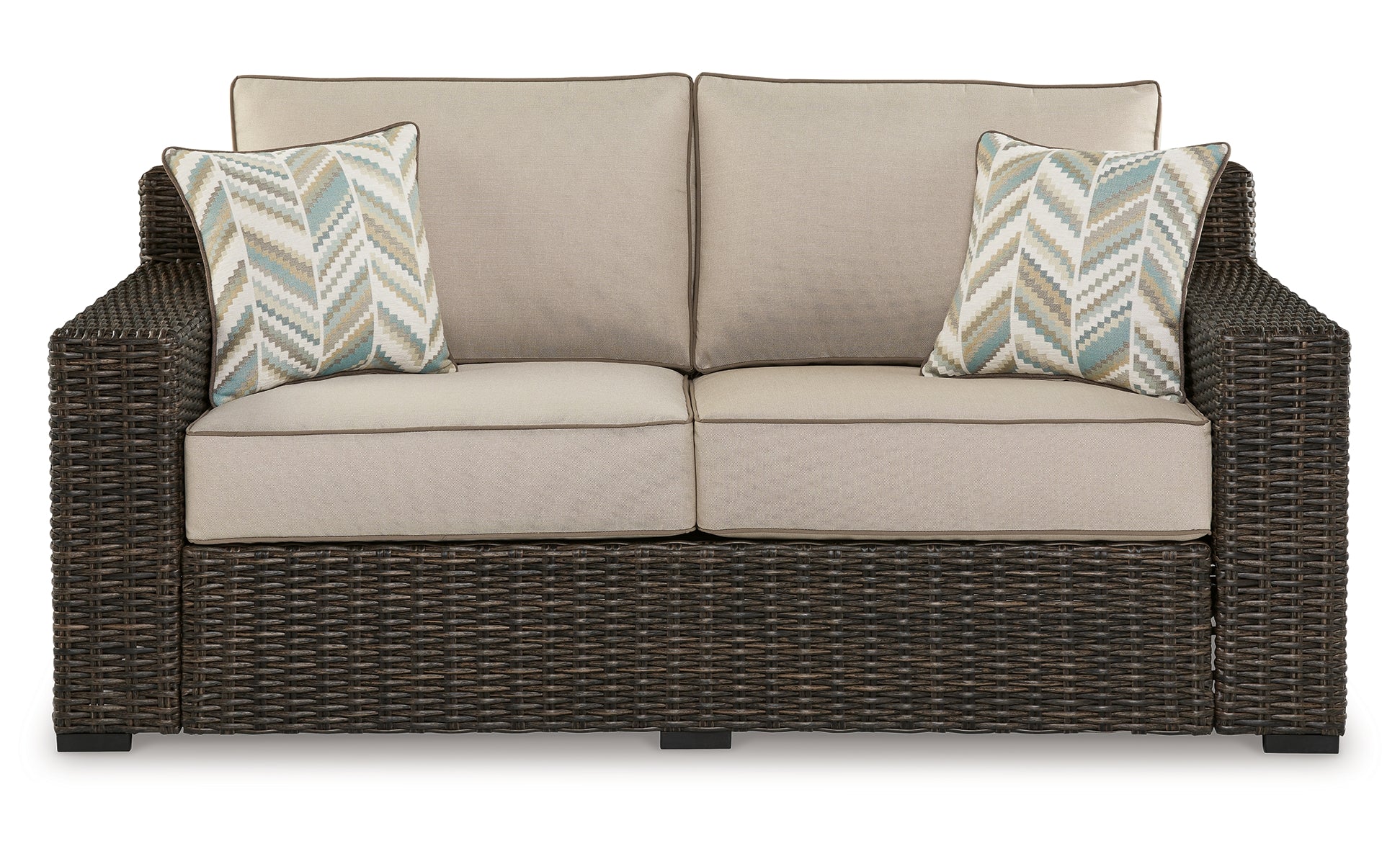 Coastline Bay Outdoor Loveseat with Cushion