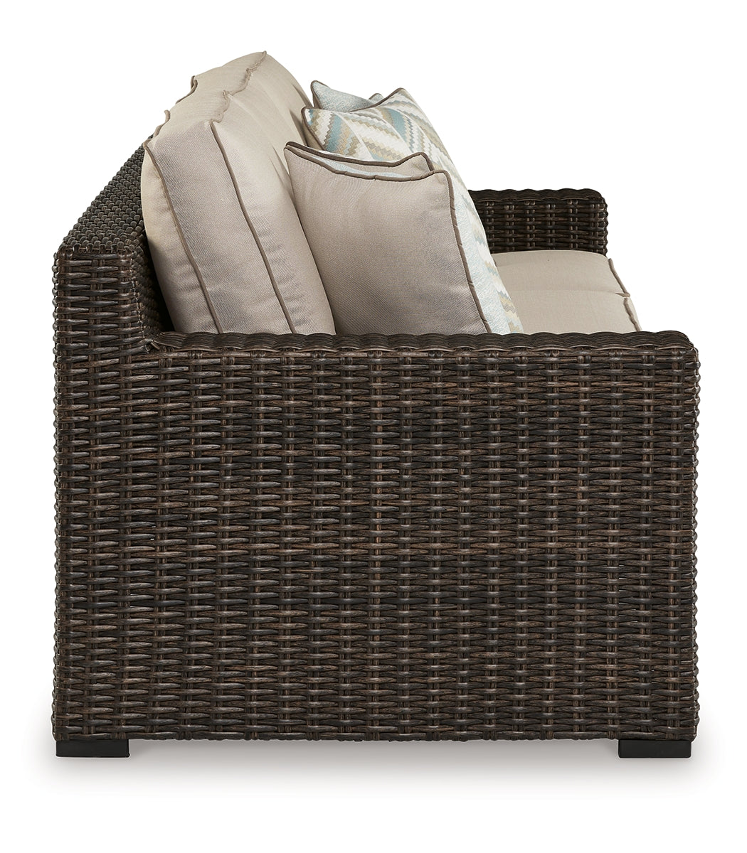 Coastline Bay Outdoor Sofa with Cushion