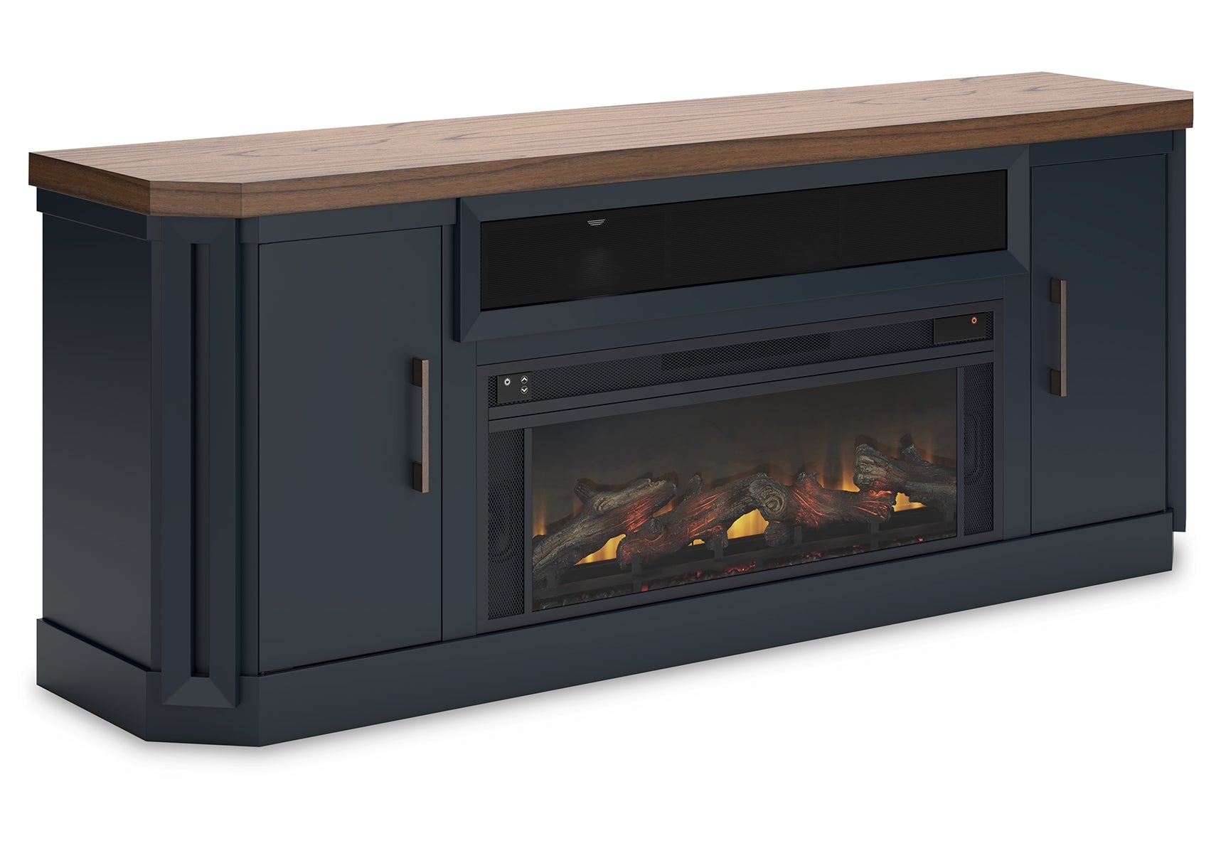 Landocken 83" TV Stand with Electric Fireplace