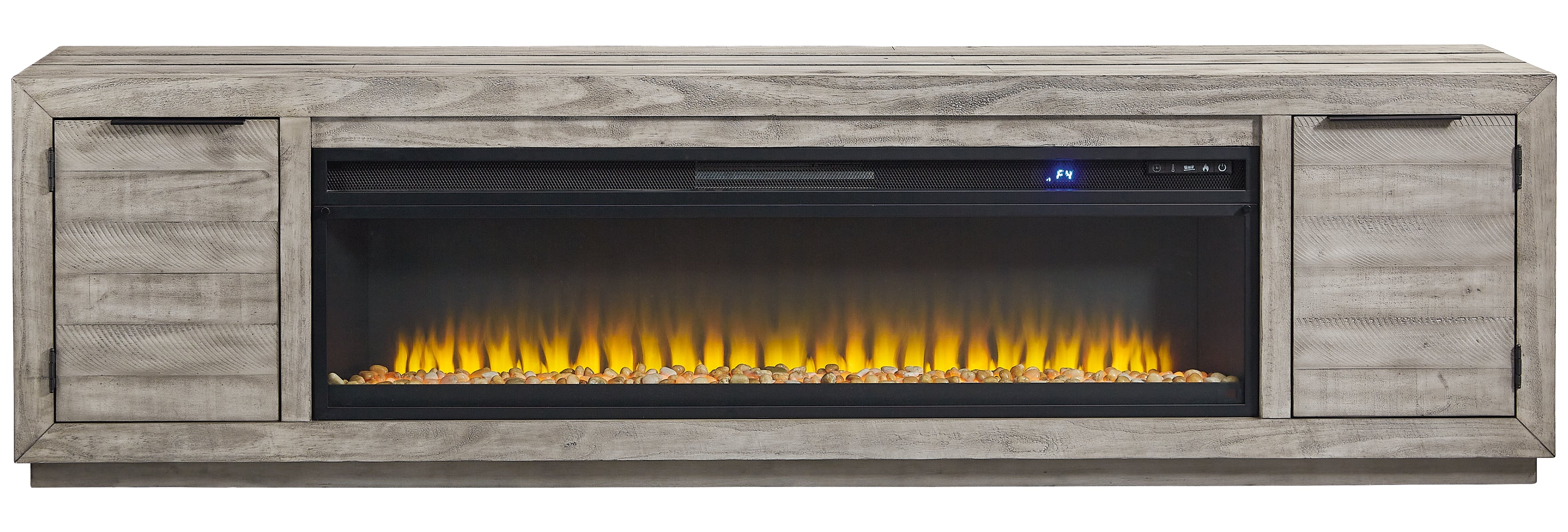 Naydell 92" TV Stand with Electric Fireplace