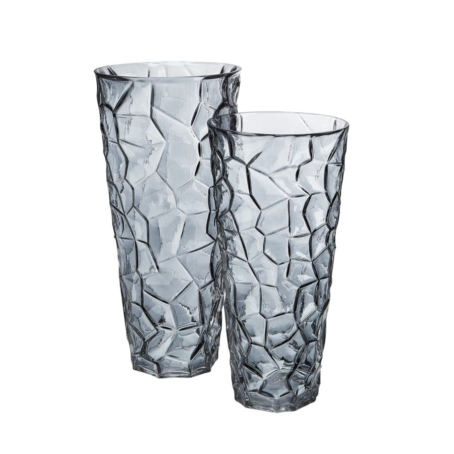 GLASS VASE SET OF 2