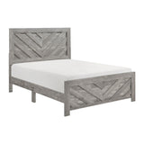 Corbin Queen Bed - angle - 1534NPGY-1