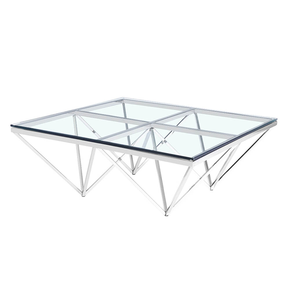 Elegant Luxor Glass Coffee Table