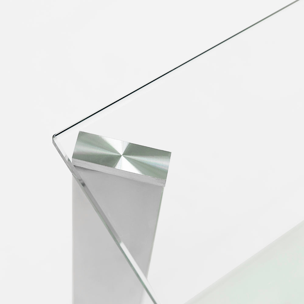 Elegant Maison Glass End Table