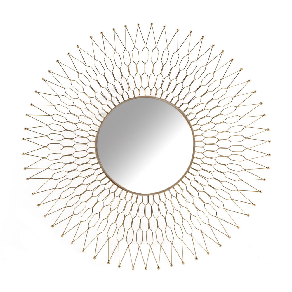 Radiant Sunburst Wall Mirror