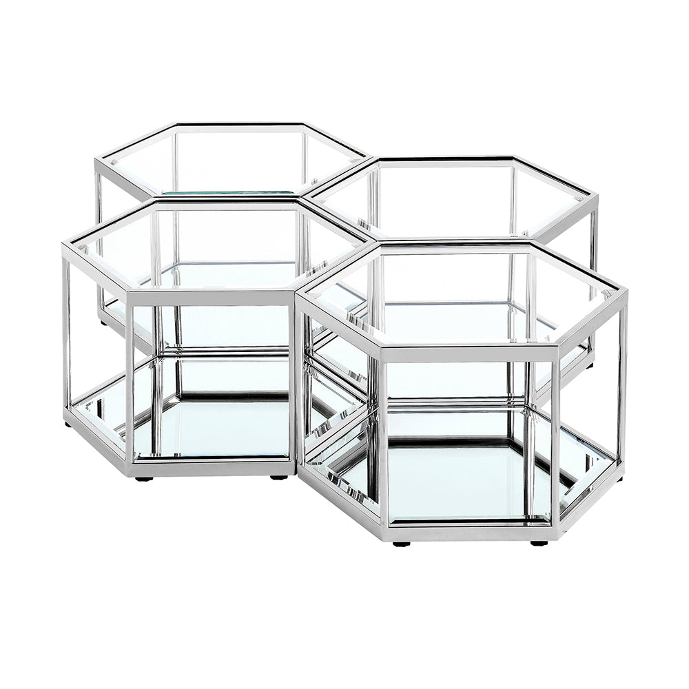 Swainson Contemporary Silver Coffee Table