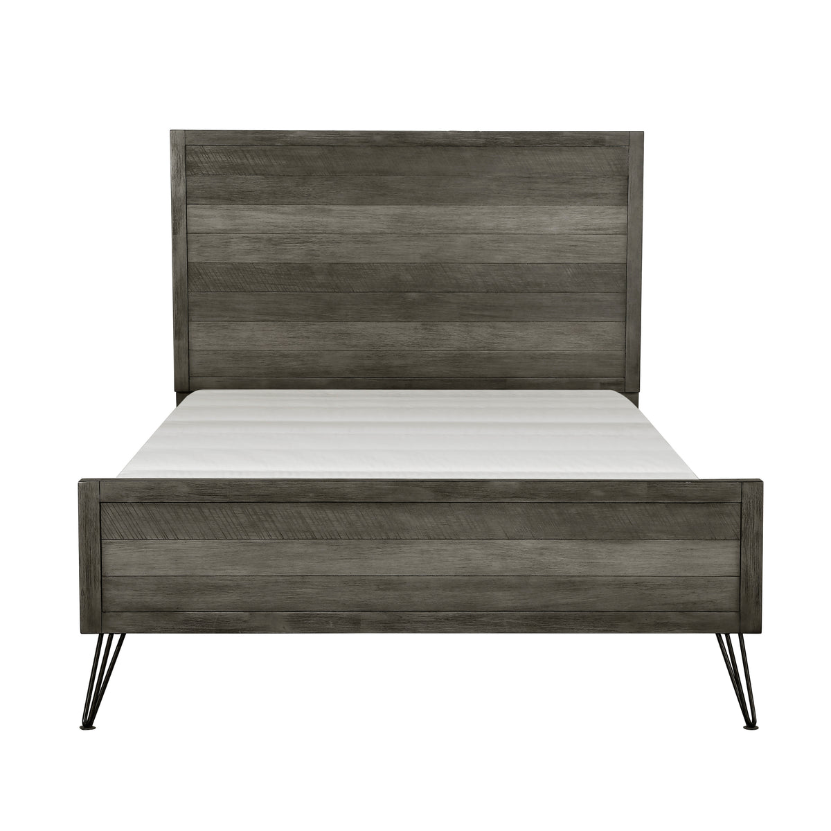 Urbanite 4-Piece Queen Bedroom Set (Queen Bed, Nightstand, Dresser, Mirror)